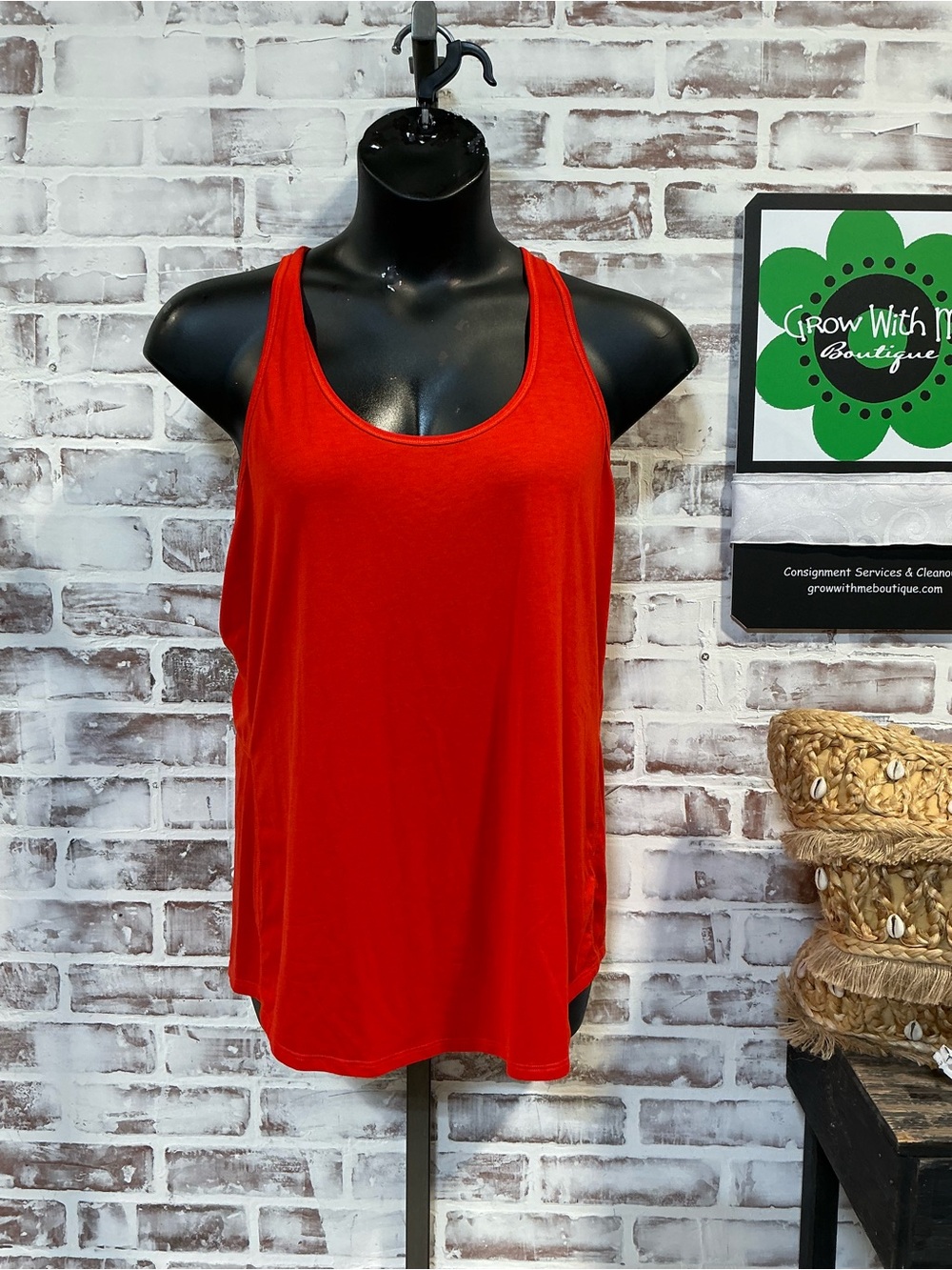 Lucy Red Racerback Tank Top
